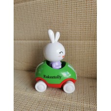 Rakeetolly Adventures Little Buggy Vehicle Preschool Toy for Ages 3 and Up (Rabbit in Helicopter)